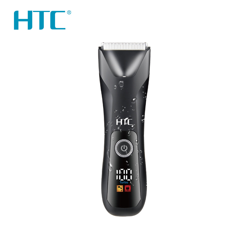 HTC AT-018 Fully Body Shaver Washable Type-C Rechargeable Ceramic Blade for body  and face