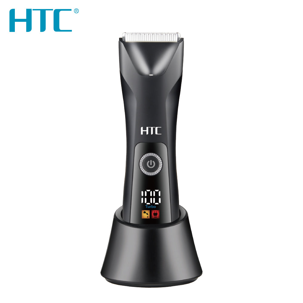 HTC AT-018 Fully Body Shaver Washable Type-C Rechargeable Ceramic Blade for body  and face