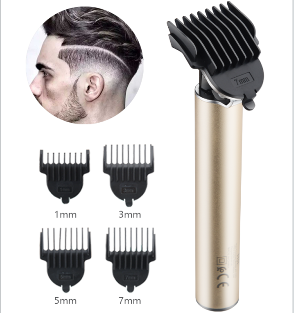 HTC Rechargeable Hair Clipper, Hair Trimmer with T-Precision Blade with LED display for Professional & Personal Use