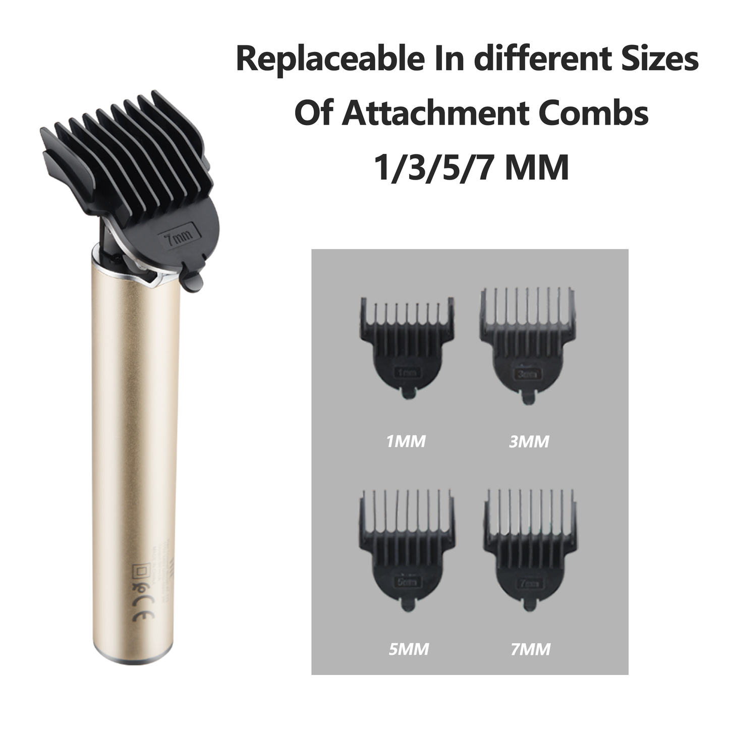 HTC Rechargeable Hair Clipper, Hair Trimmer with T-Precision Blade with LED display for Professional & Personal Use