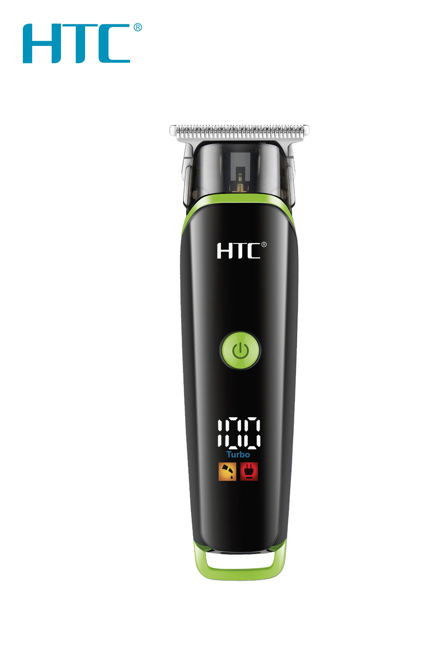 HTC AT-569 LCD Display Magnetic Cap Lithium Battery Rechargeable Hair Clipper